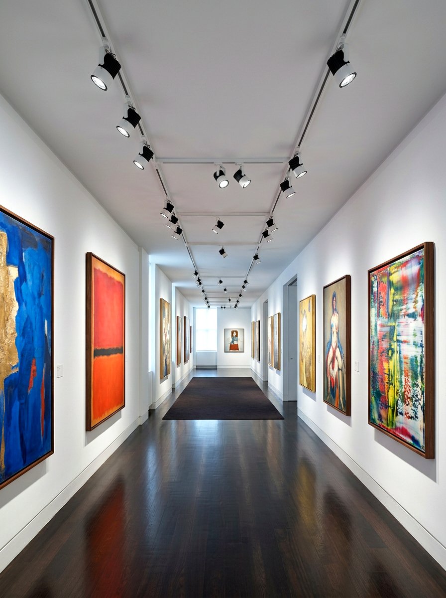 Directional Spotlight For Art - 30 hallway lighting ideas