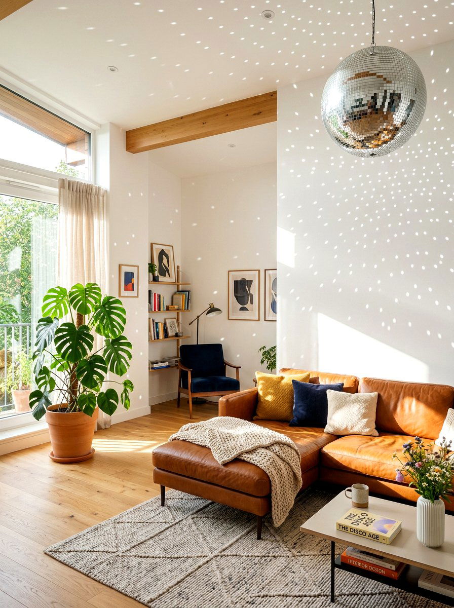 Disco Ball Decor - 30 newstalgia home decor ideas