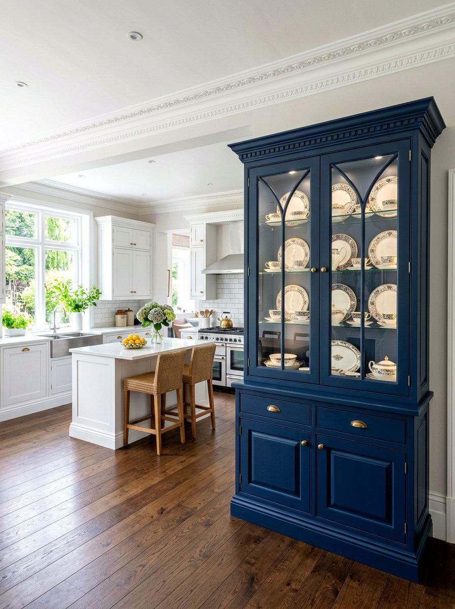 Display glass kitchen cabinet - 30 glass front kitchen cabinet ideas