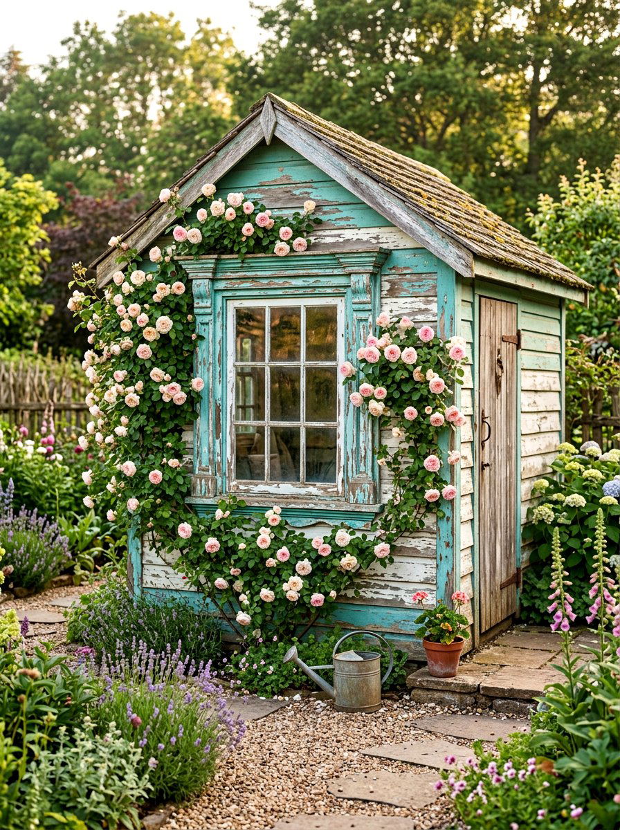 Distressed Paint Window Trim - 30 shed window trim ideas