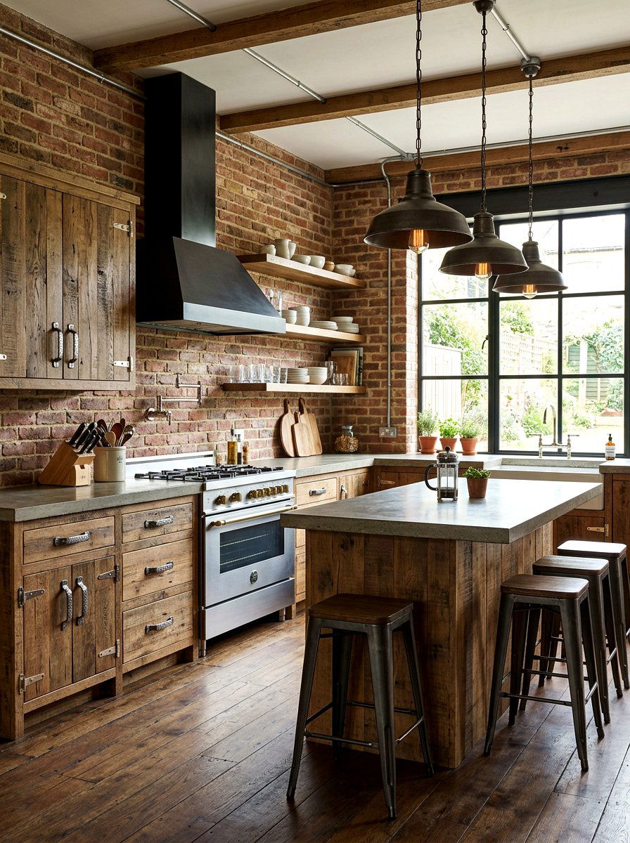 Distressed Pewter and Nickel Mix - 30 kitchen hardware mix ideas