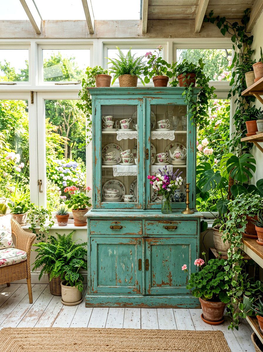 Distressed china cabinet - 30 collected china cabinet ideas