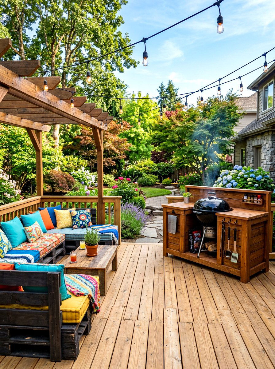 Diy bbq deck - 30 family BBQ patio ideas