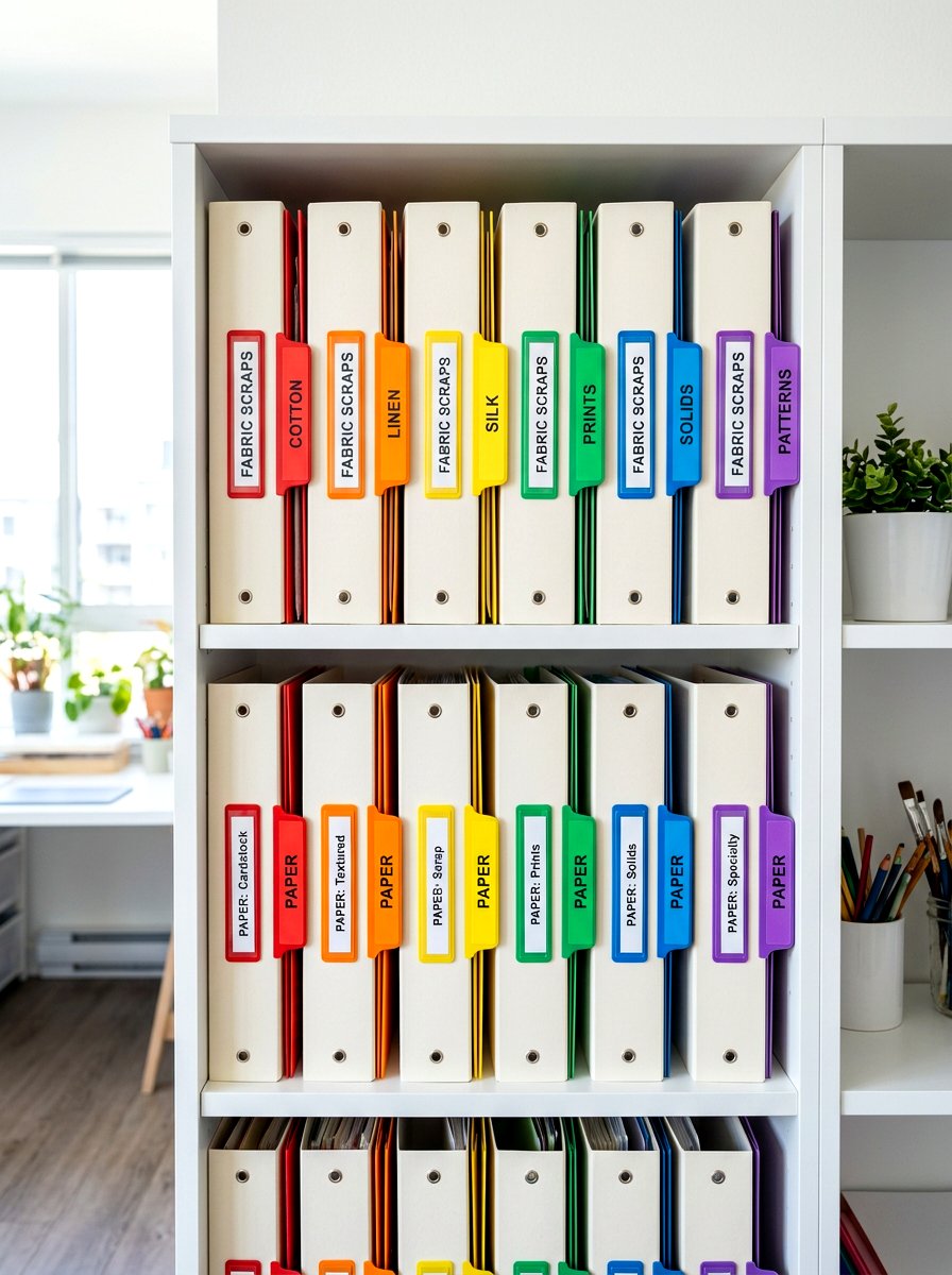 Document File Folder - 30 organizing a craft room ideas