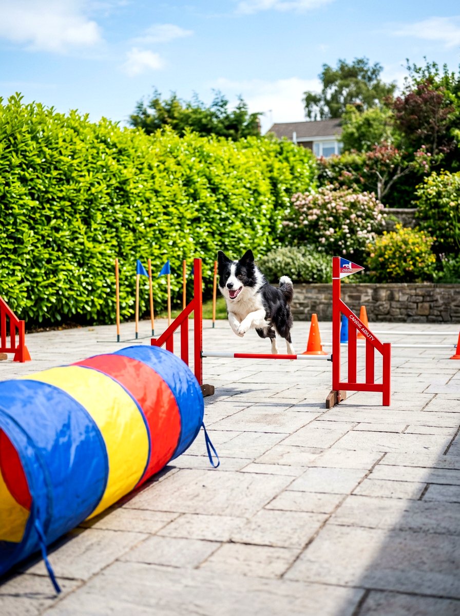 Dog Agility Course - 30 dog friendly patio ideas