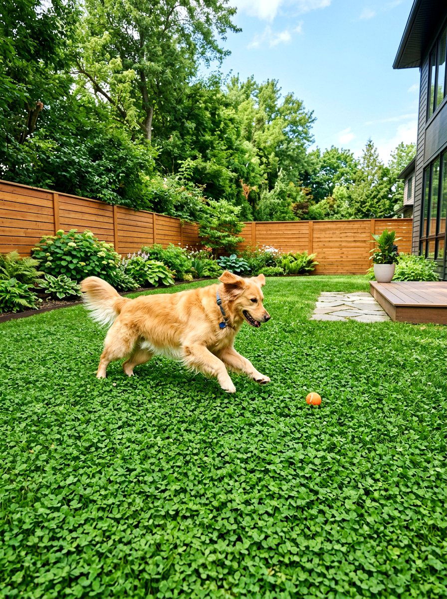 Dog Friendly Clover Lawn - 30 clover lawn backyard ideas aesthetic