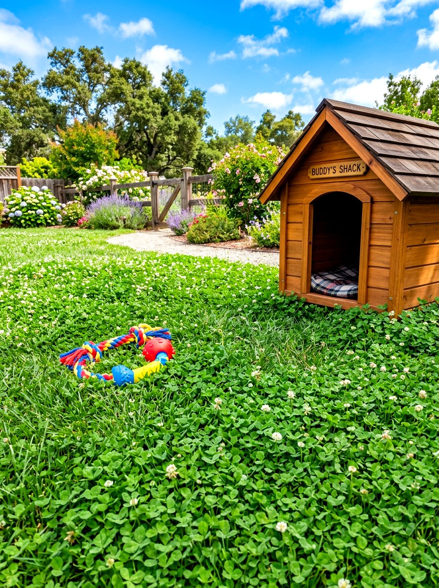 Dog Friendly Clover Lawn - 30 clover lawn ideas