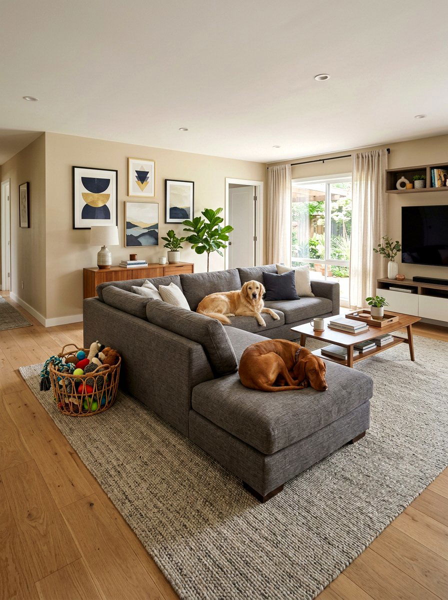 Dog Friendly Living Room Layout - 30 dog lounge room ideas