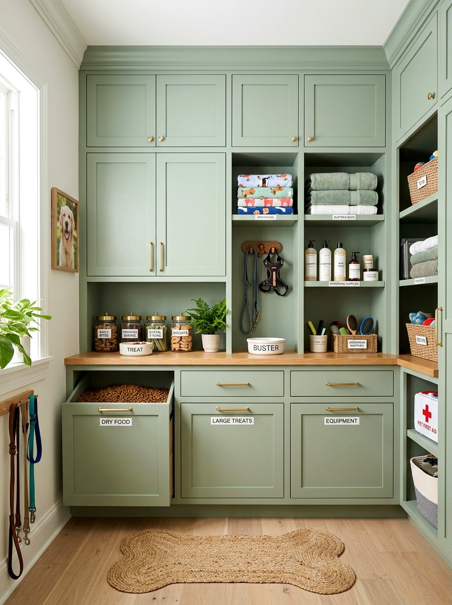 Dog Room Storage Cabinet - 30 dog room ideas