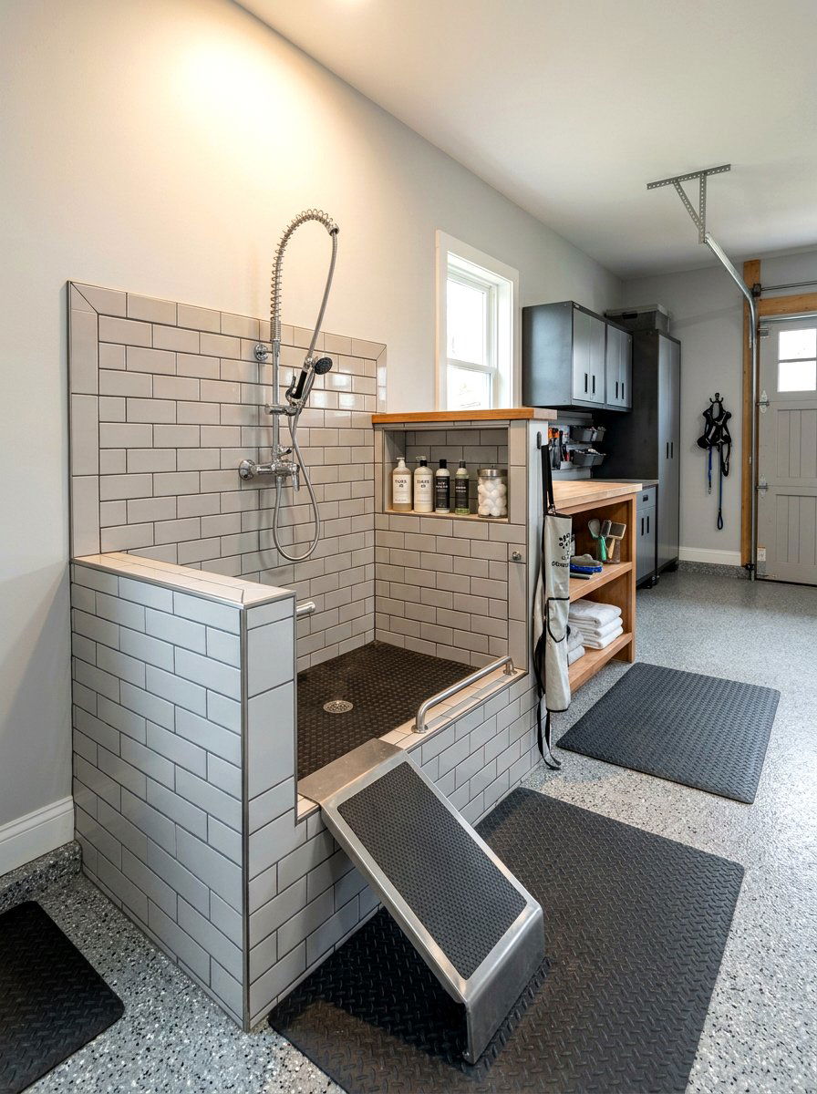 Dog Wash Station - 30 garage sink station ideas