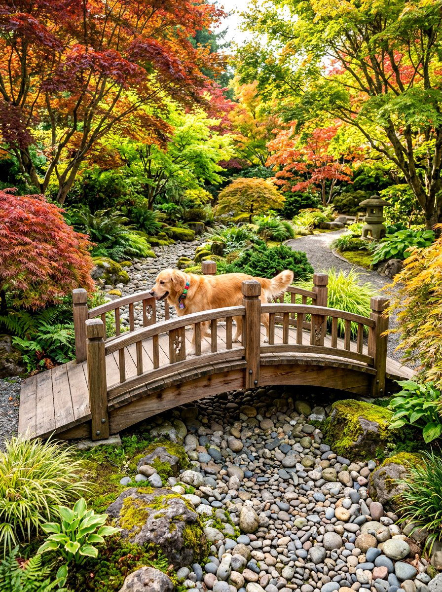 Dog bridge feature - 30 dog friendly backyard luxury ideas