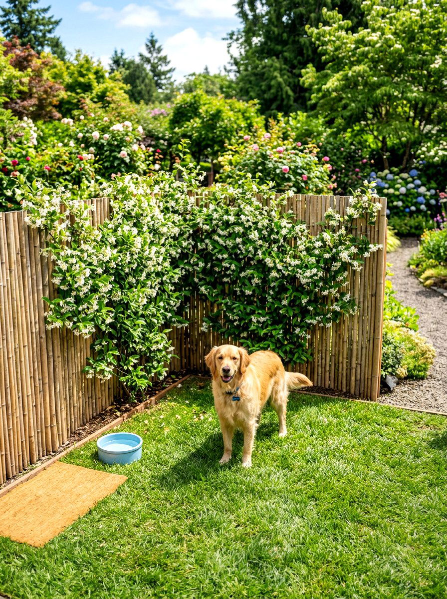 Dog potty privacy screen - 30 balcony pet potty area ideas