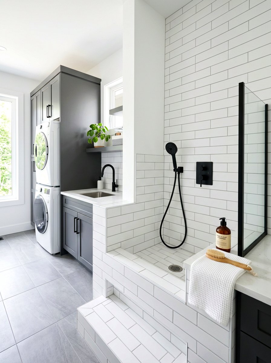 Dog wash station - 30 pet laundry room ideas