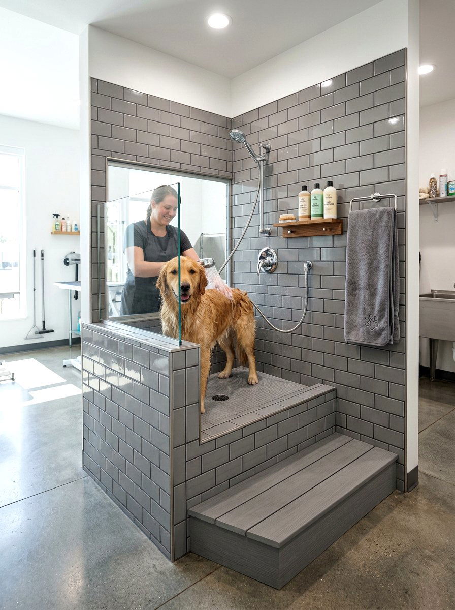 Dog wash station - 30 utility room ideas