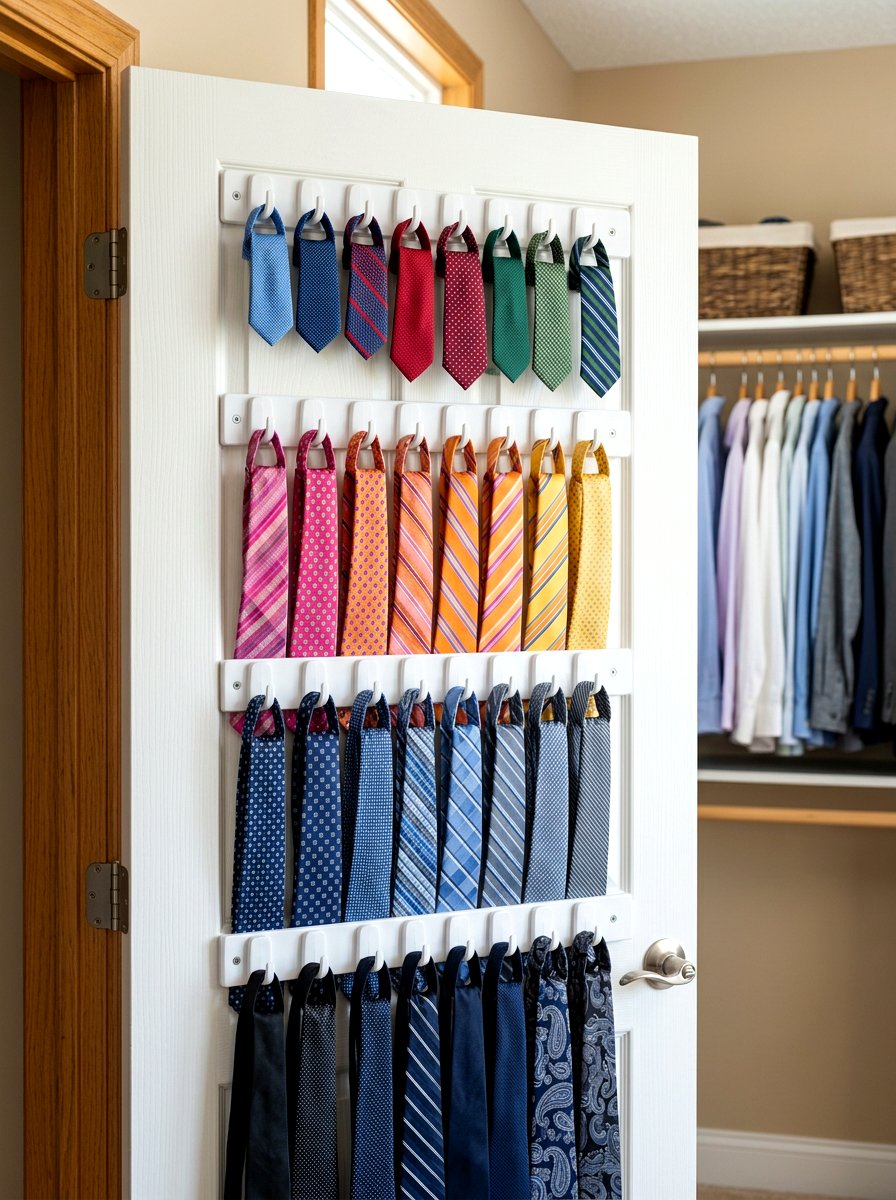 30 Tie Storage Ideas That Keep Neckties Neat and Easy Now