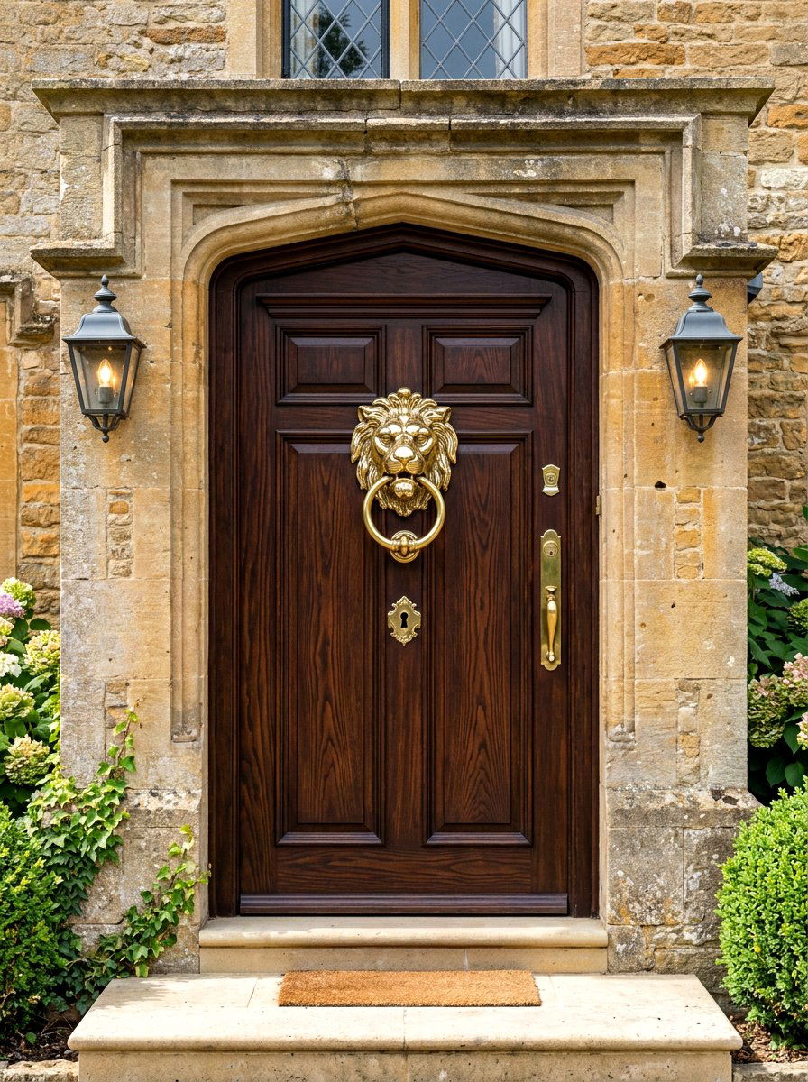 Door Knocker Hardware - 30 curb appeal ideas for small homes