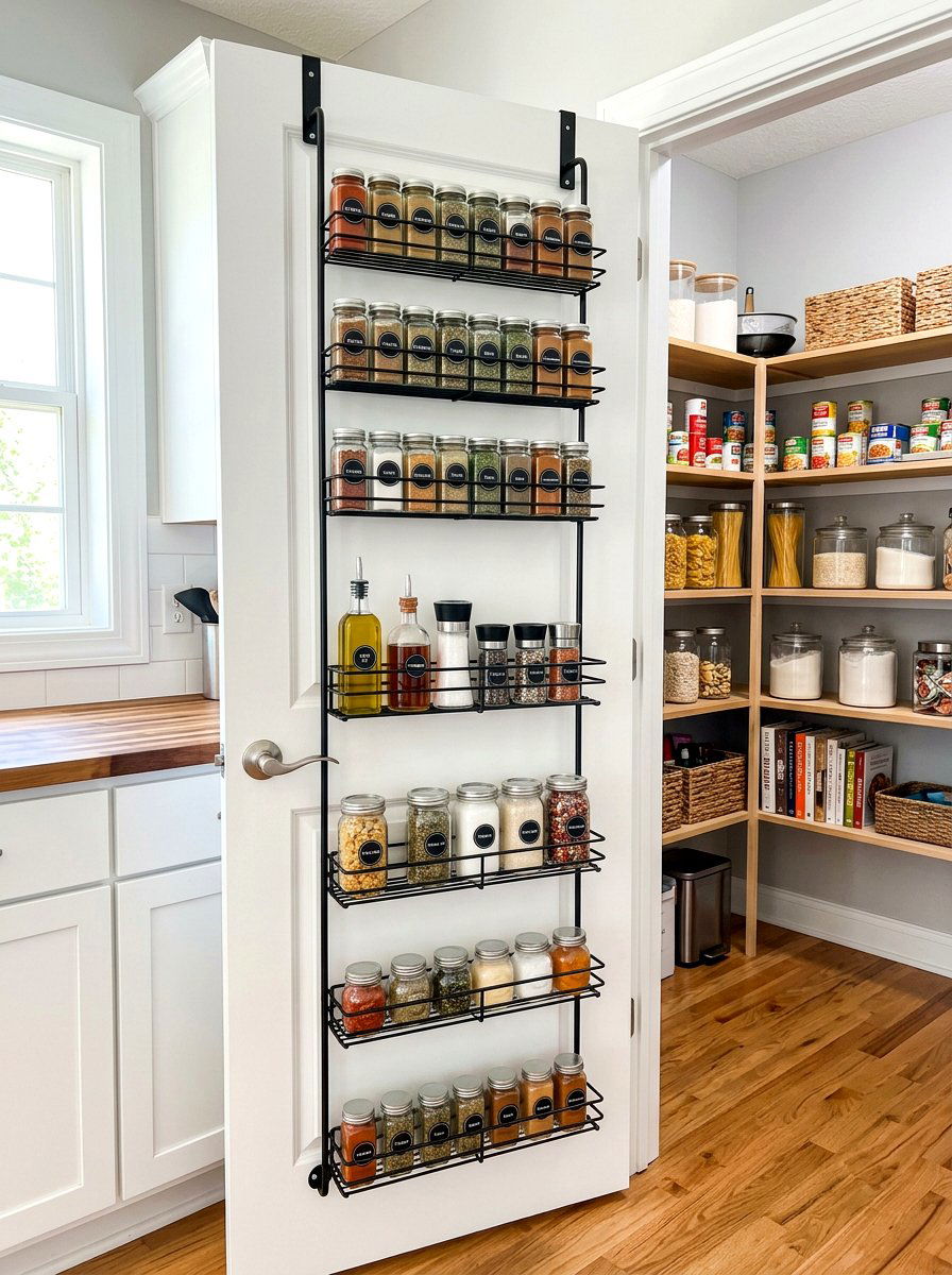 Door Mounted Pantry Shelving - 30 pantry shelving layout ideas