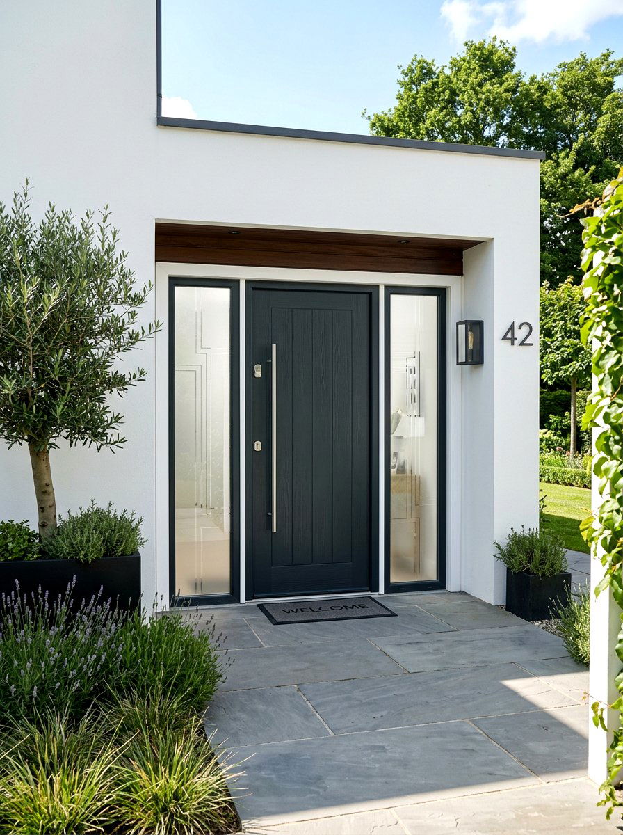 Door Sidelight - 30 curb appeal ideas