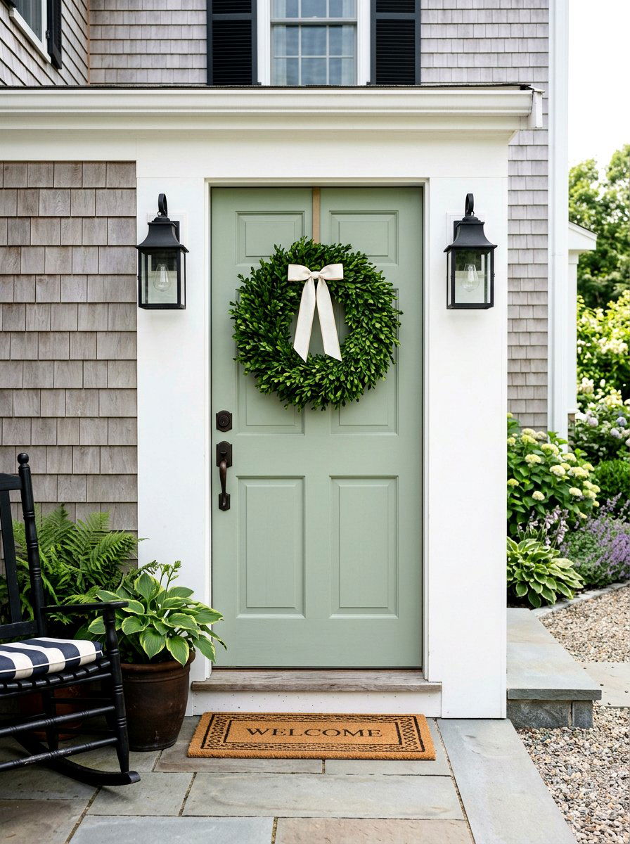 Door Wreath For Side Entry - 30 side entry curb appeal ideas