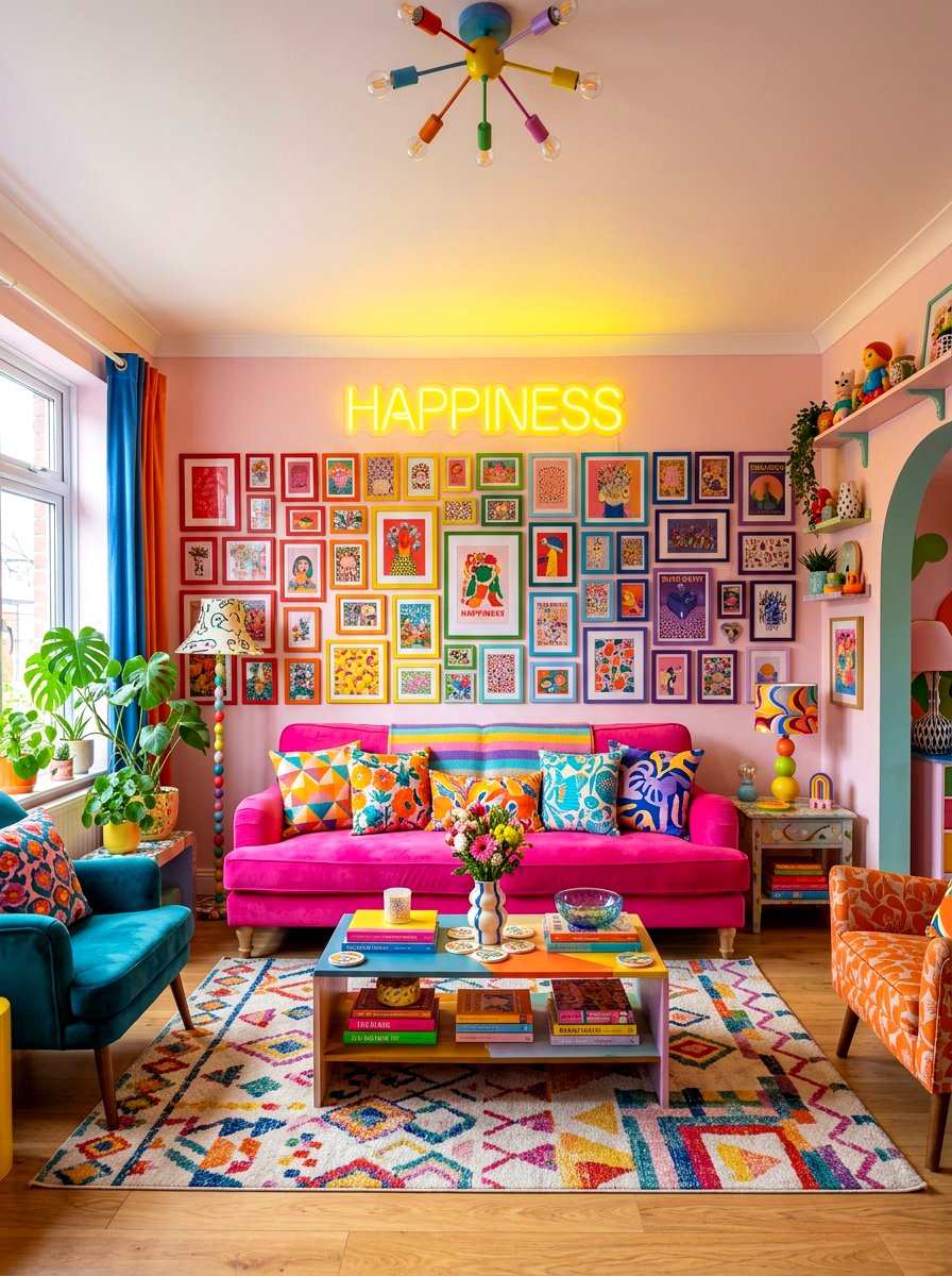 Dopamine Decor Living Room - 30 TikTok living room decor ideas