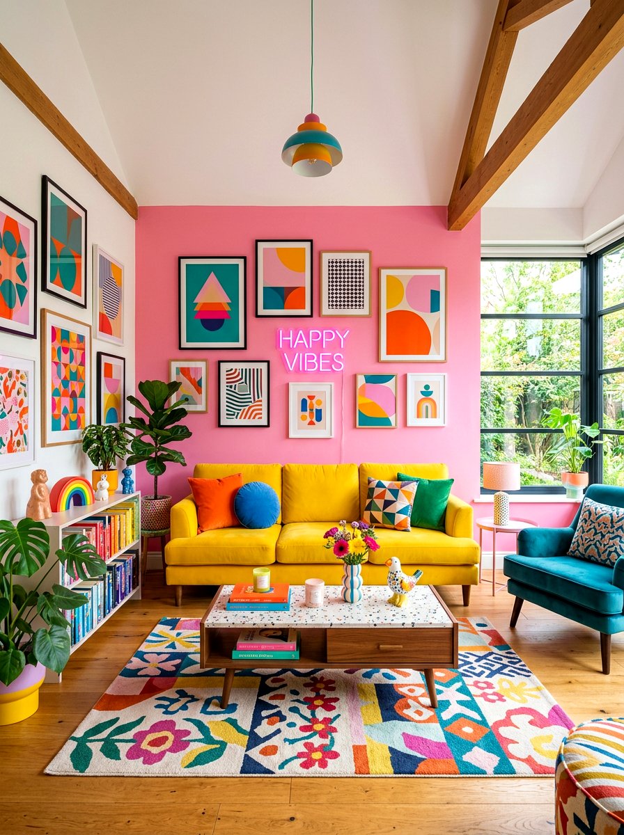 Dopamine Decor - 30 artful living room ideas