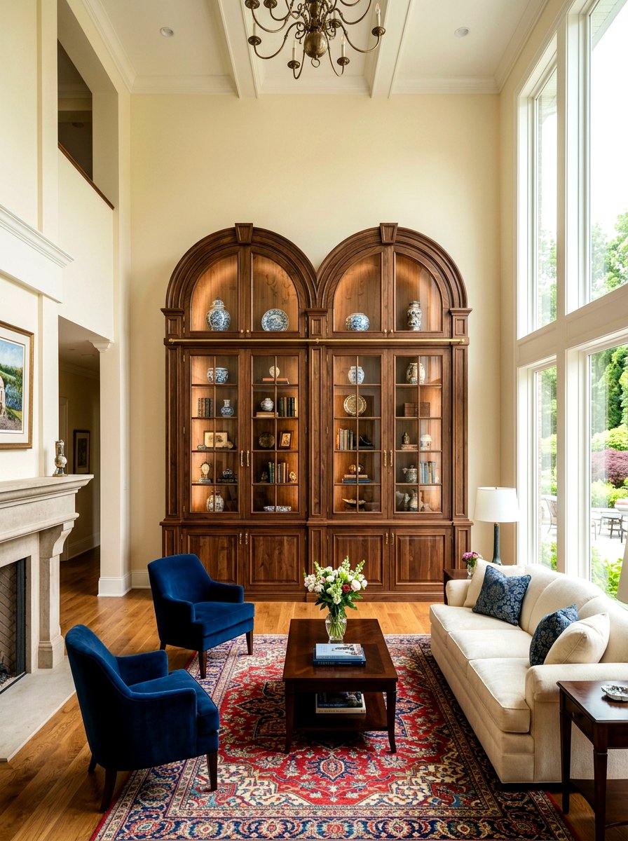 Double Arched Cabinet - 30 arched cabinet ideas