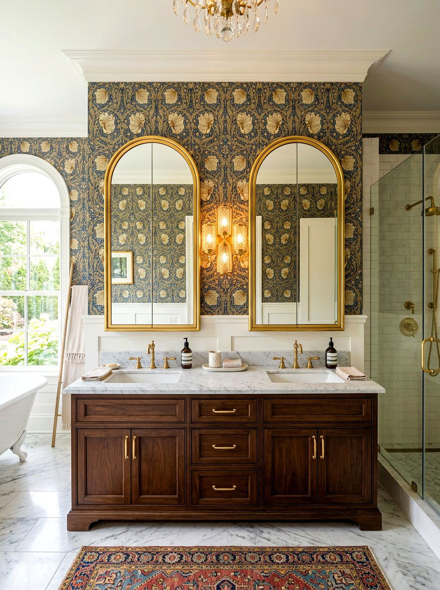 Double Arched Medicine Cabinet - 30 arched medicine cabinet ideas