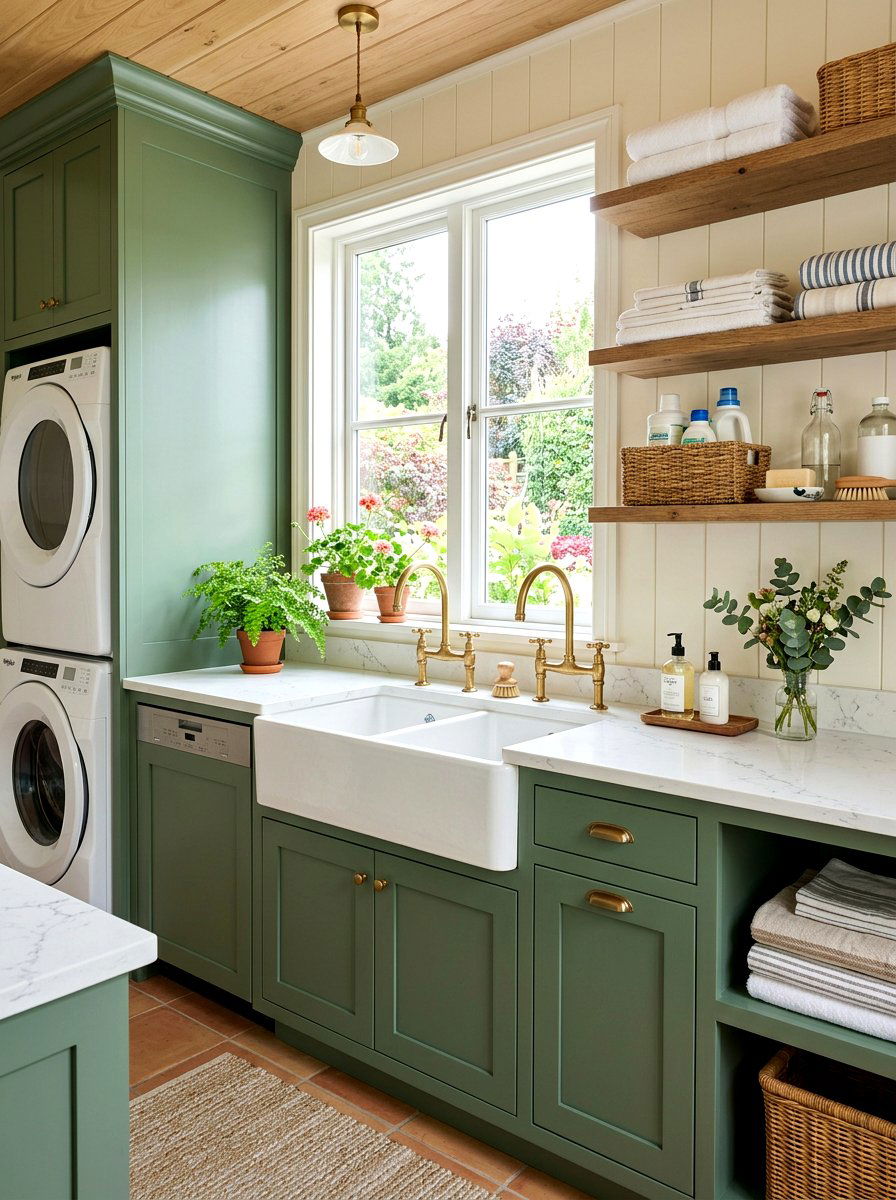 Double Basin Laundry Sink - 30 laundry room sink ideas
