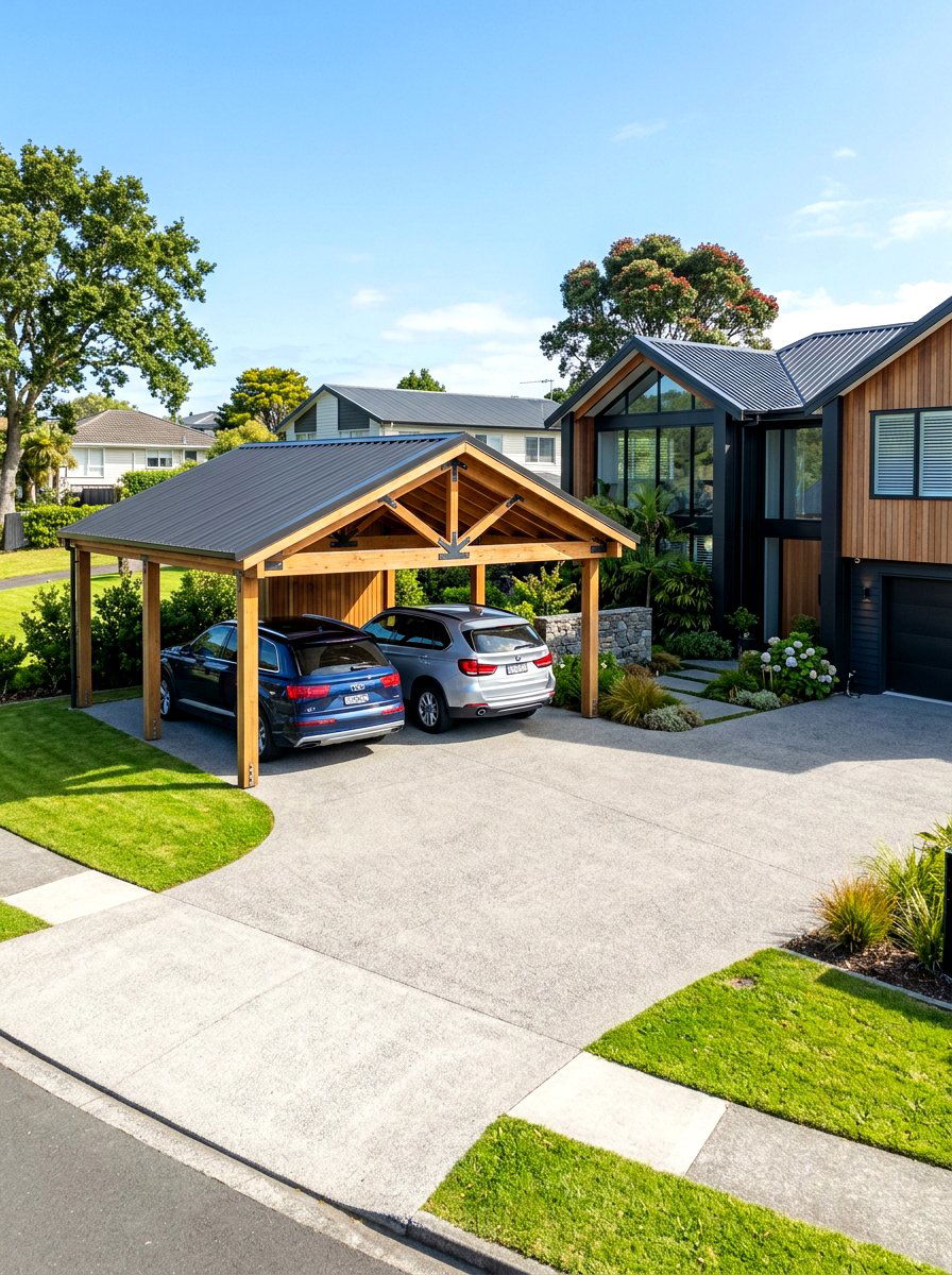 Double Carport - 30 carport design ideas
