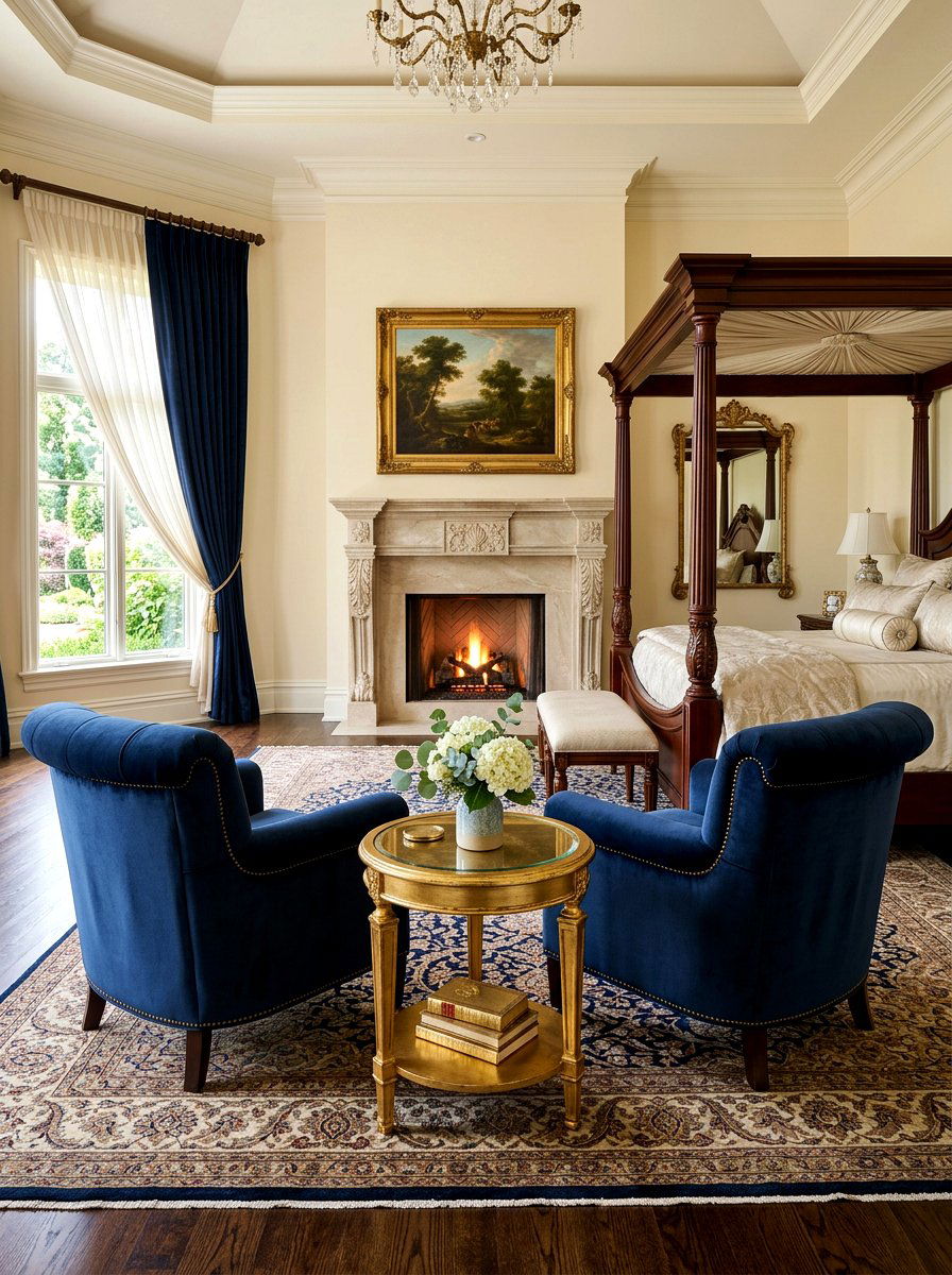 Double Club Chairs - 30 bedroom mini lounge ideas