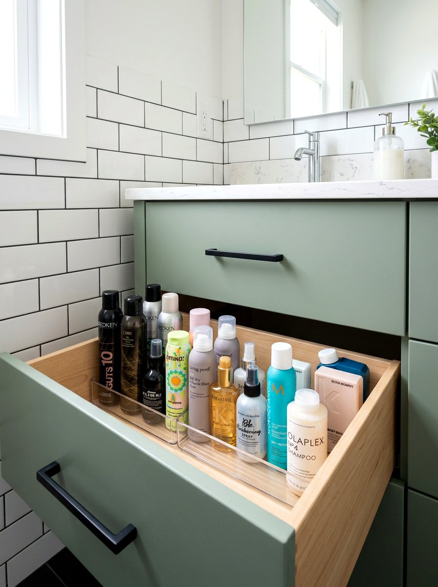 Double Deep Vanity Drawer - 30 bathroom vanity drawer ideas