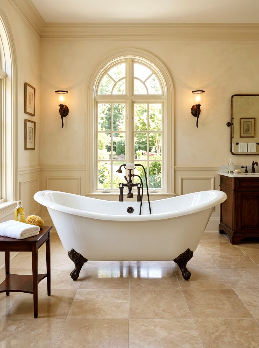 Double Ended Clawfoot Tub - 30 clawfoot tub ideas