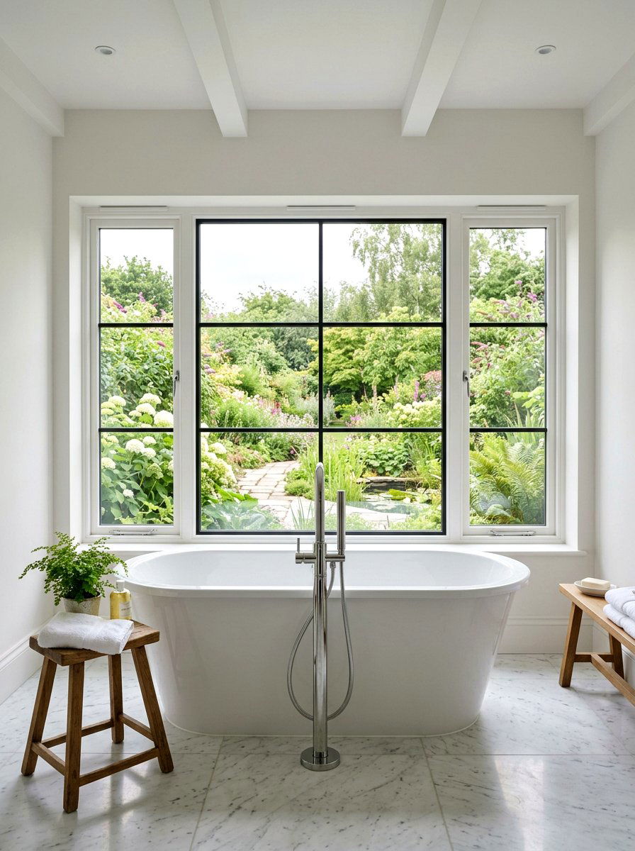 Double Ended Freestanding Tub - 30 freestanding tub ideas