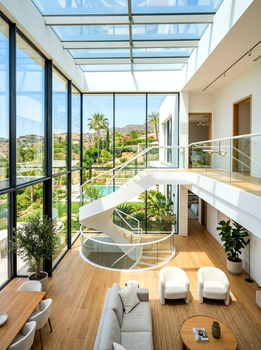 Double Height Atrium - 30 atrium house ideas