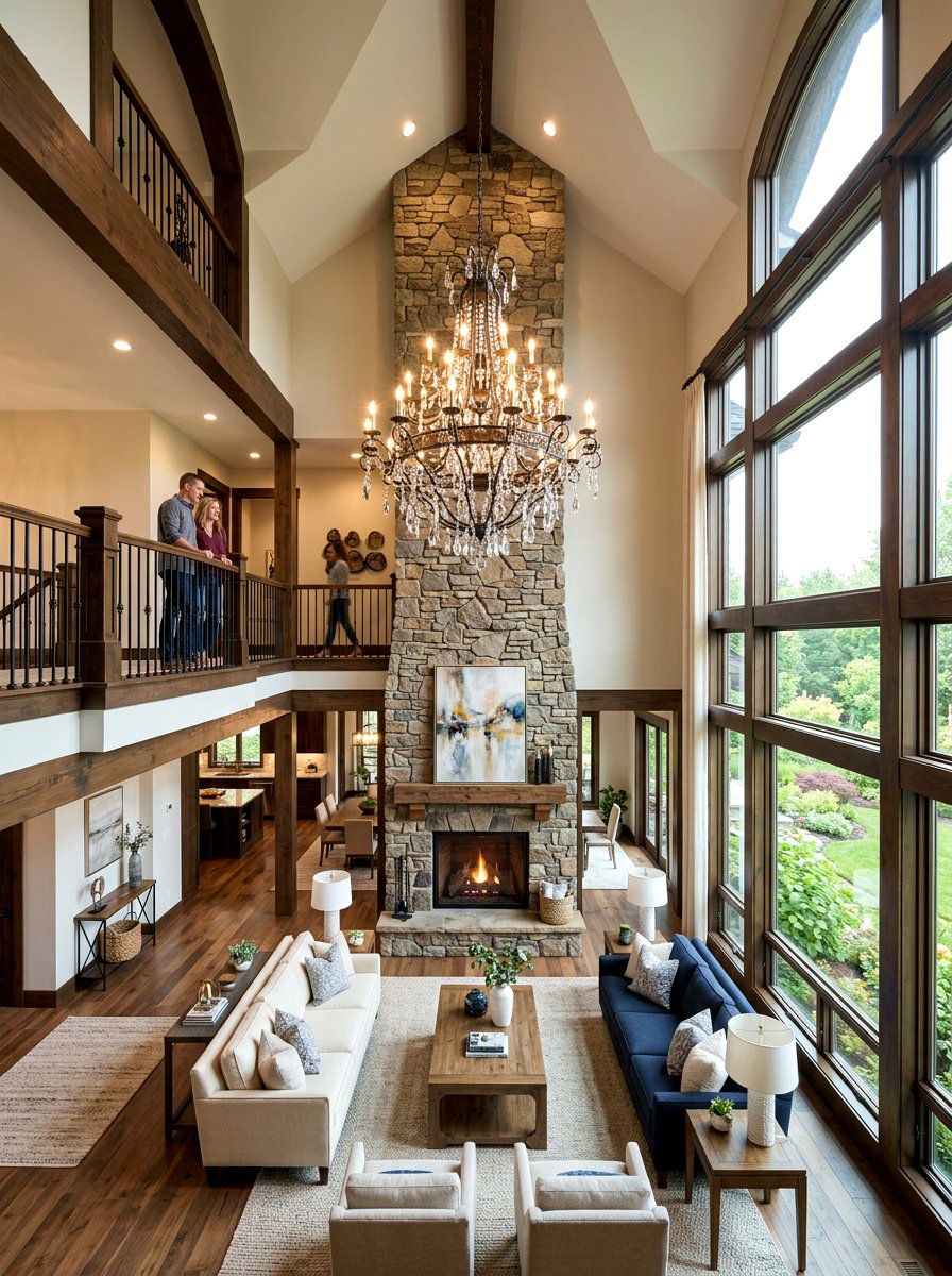 Double Height Ceiling Floor Plan - 30 open floor plan ideas