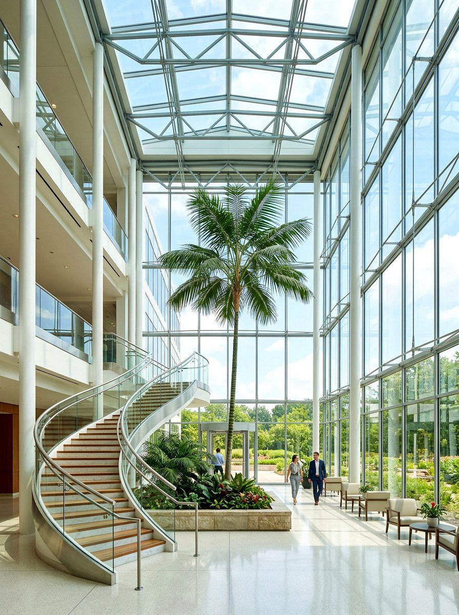 Double Height Glass Atrium - 30 glass room addition ideas