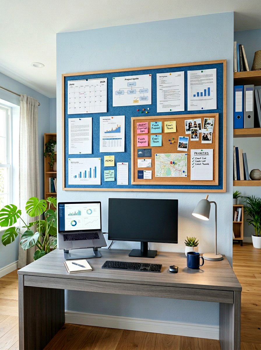 Double Layer Board - 30 office pinboard ideas