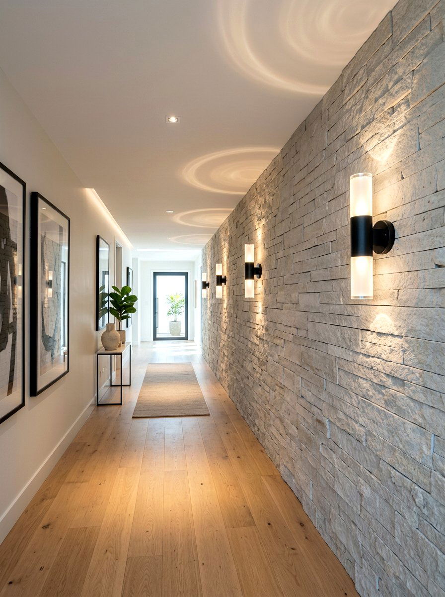 Double Light Sconce - 30 wall sconce ideas