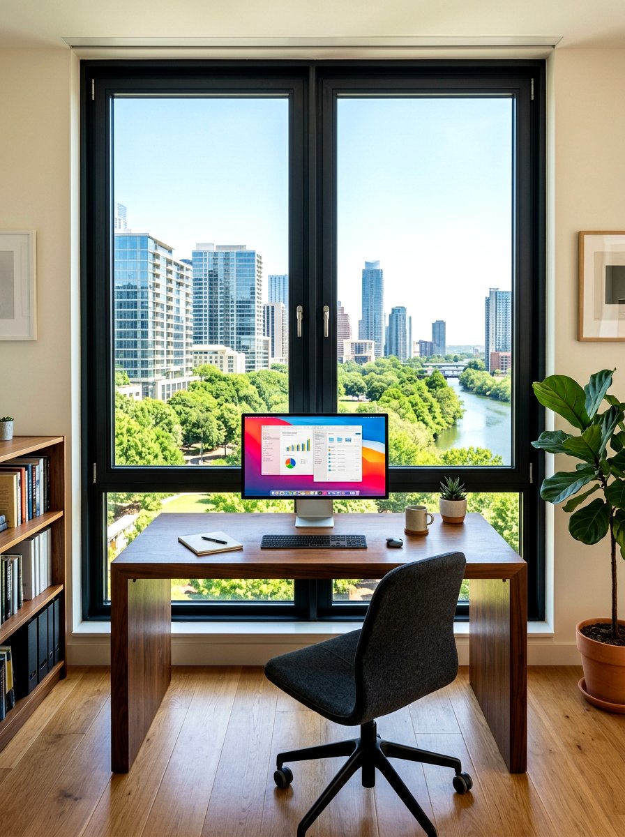 Double Pane Office Windows - 30 energy efficient home office ideas