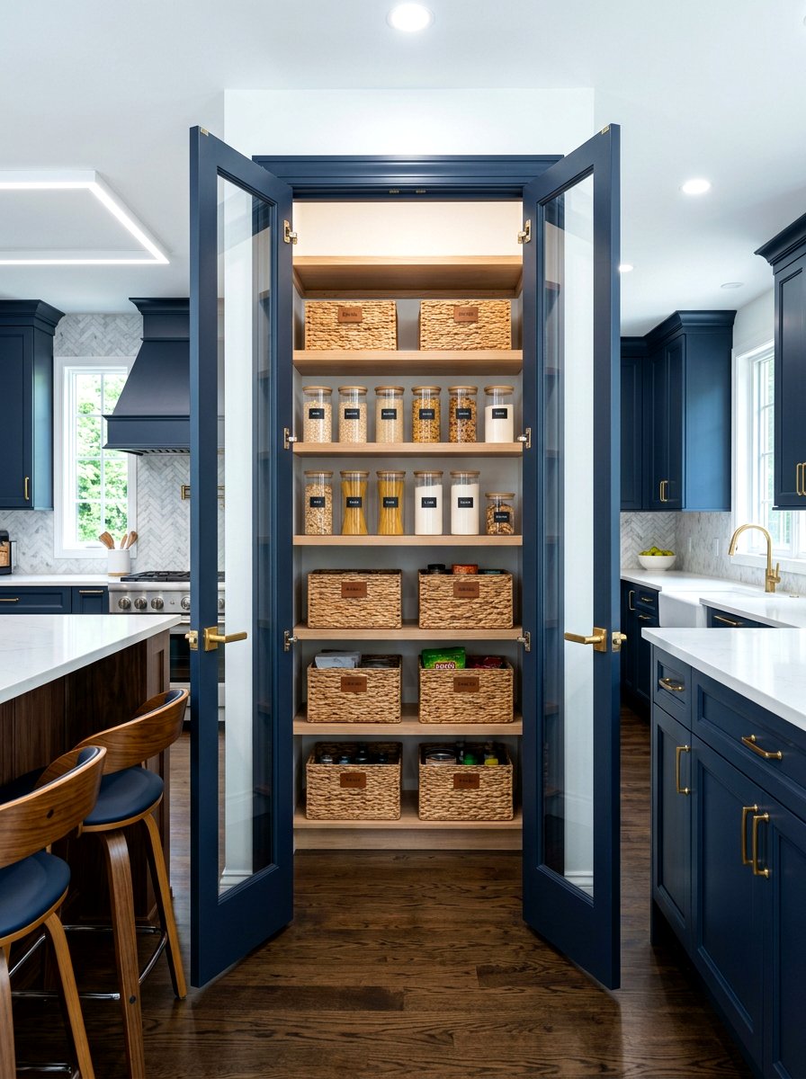 Double Pantry Door - 30 pantry door ideas