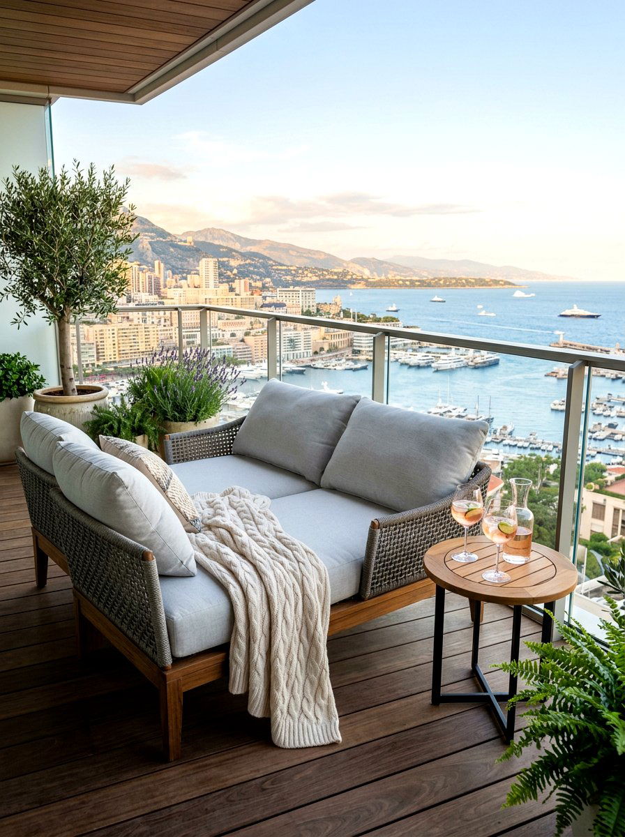 Double Person Balcony Lounge Chair - 30 balcony lounge chair ideas