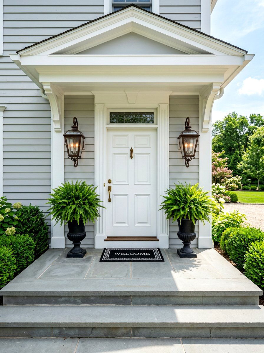 Double Sconce Porch Lantern - 30 porch lantern ideas