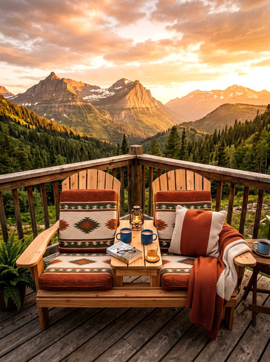 Double Seater Adirondack - 30 Adirondack chair ideas