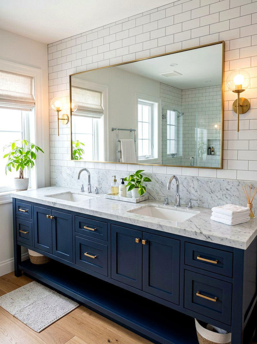 Double Sink Vanity - 30 timeless bathroom ideas