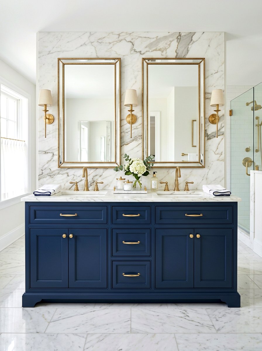 Double Sink Vanity - 30 Pinterest bathroom ideas