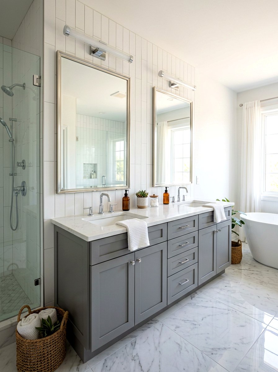 Double Vanity Bathroom - 30 newlywed home ideas