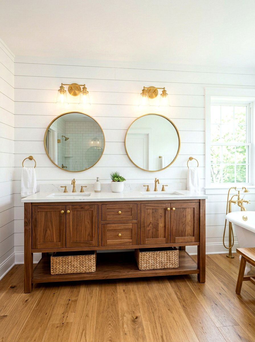 Double Vanity - 30 luxury bathroom ideas