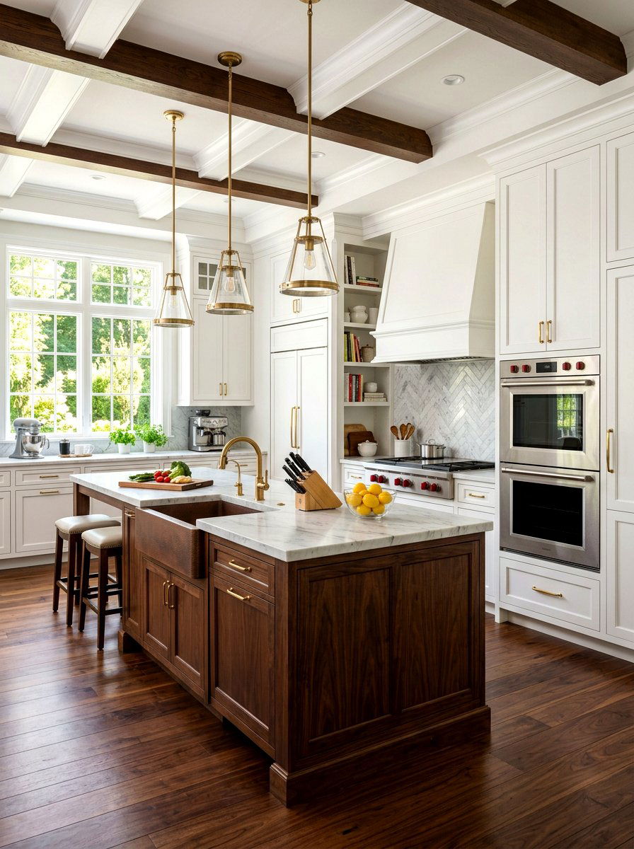 Double Wall Oven - 30 Nancy Meyers kitchen ideas