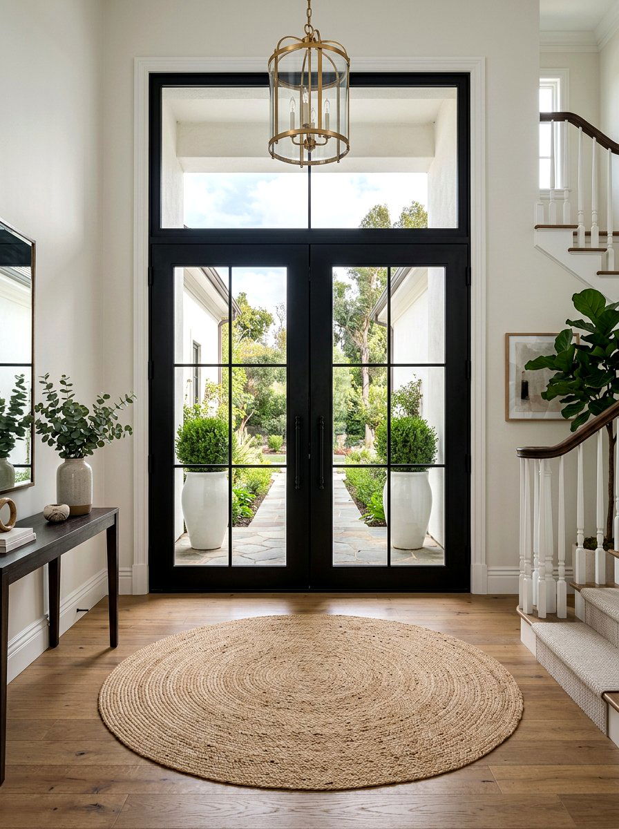 Double front door entryway - 30 entryway ideas