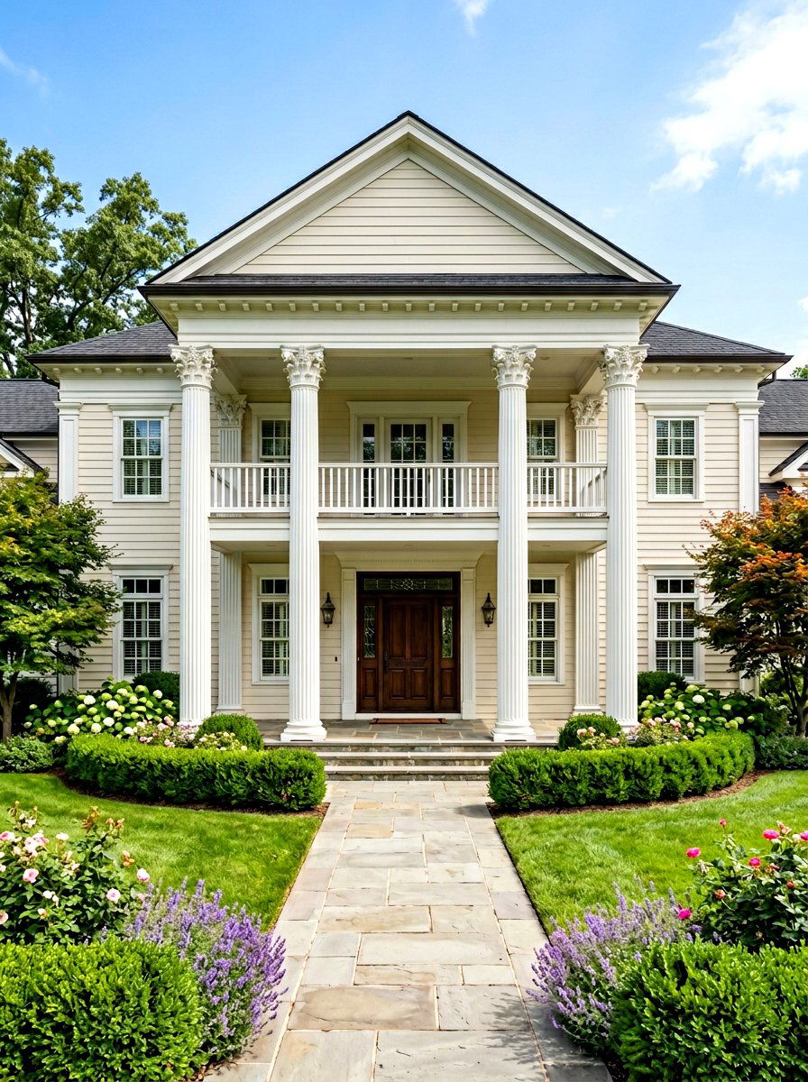 Double porch column - 30 porch column ideas